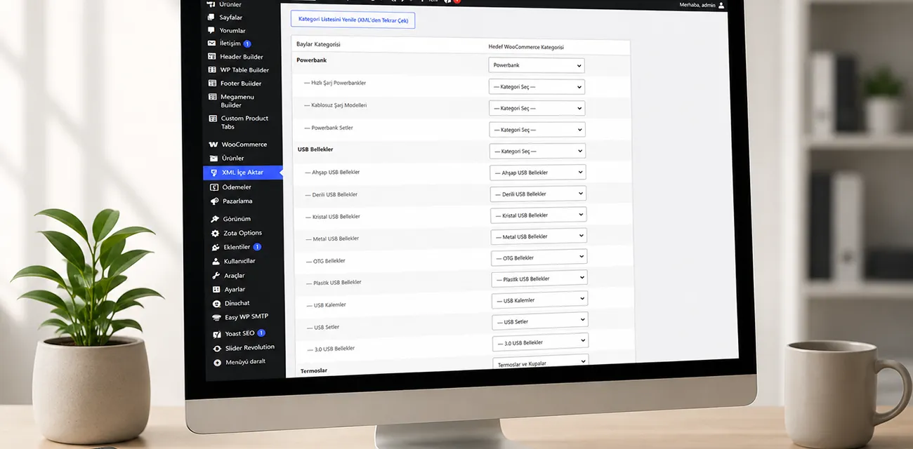WooCommerce XML İçe Aktarma Eklentisi
